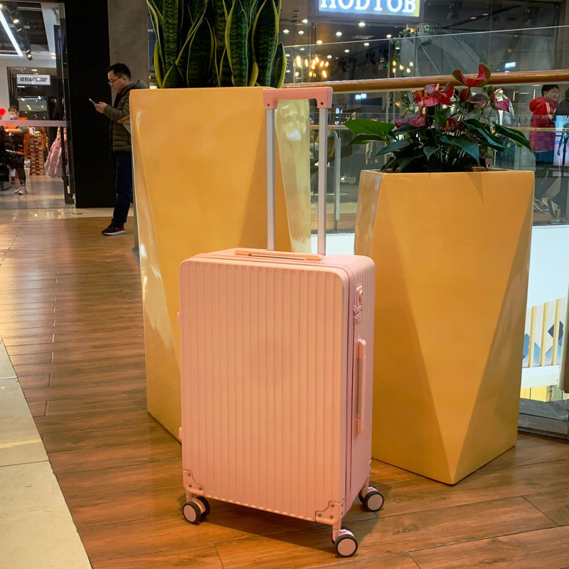 Women's Large-Capacity Suitcase, Extra-Large and High-Looking 24inch Password Box Trolley Case 20inch Student Ins Suitcase