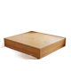 Modern minimalist solid wood bed no bedside double storage floor tatami single bed cabinet factory one wholesale