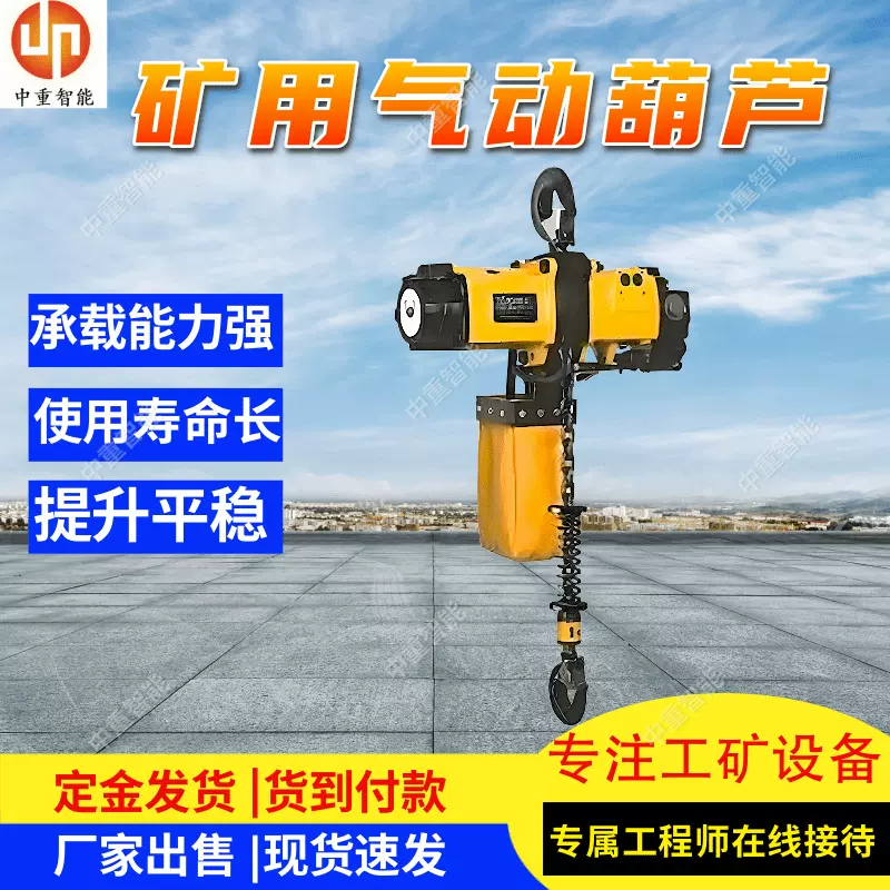 性能稳定气动葫芦 安装简单气动葫芦 发货快HQ2-(3-16)气动葫芦