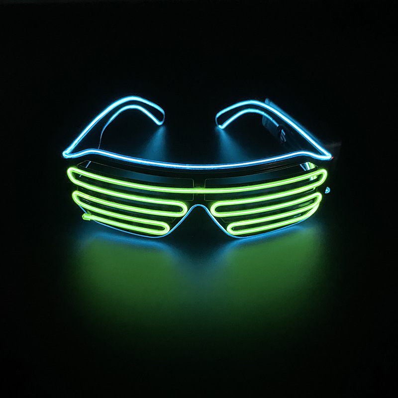 Wireless (transparent blue frame+fluorescent green window)