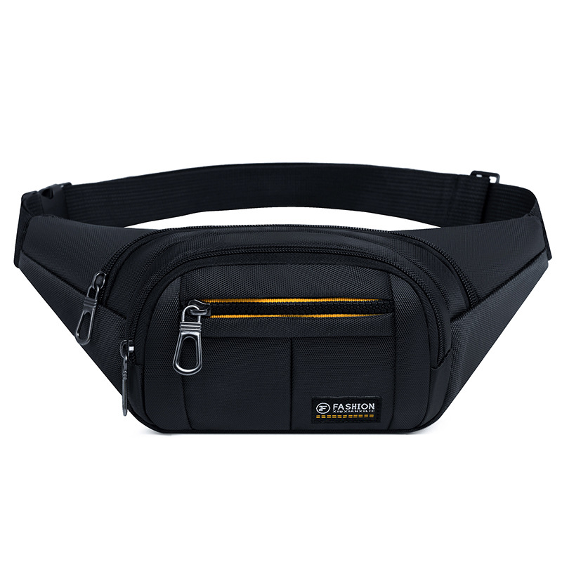 Riñonera transfronteriza para hombres, trabajo en el sitio de construcción, bolsa para teléfono móvil portátil, bolsa para el pecho para deportes al aire libre, bolsa de mensajero de un solo hombro de moda