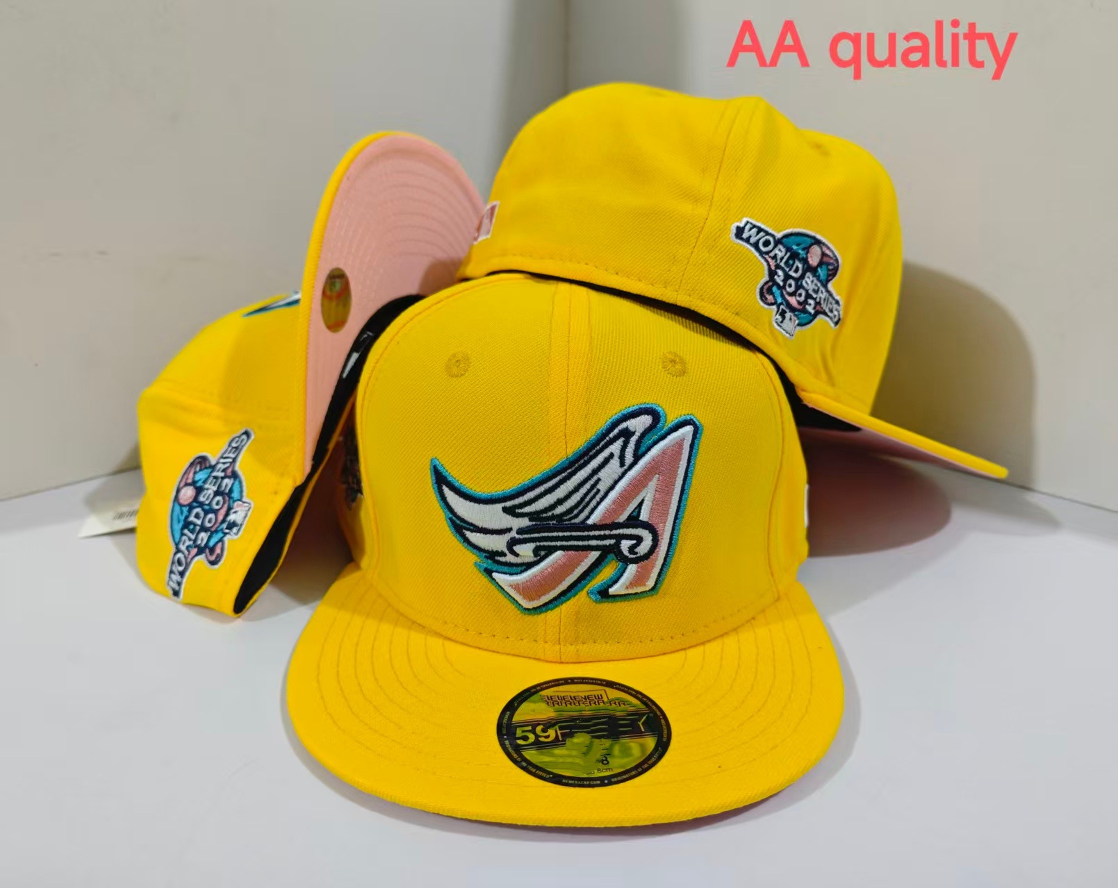 Gorra de Béisbol de Comercio Transfronterizo al por Mayor 2025, con Bordado de Letras con Patrón AA, Gorra de Visera Plana Moderna para Hombre