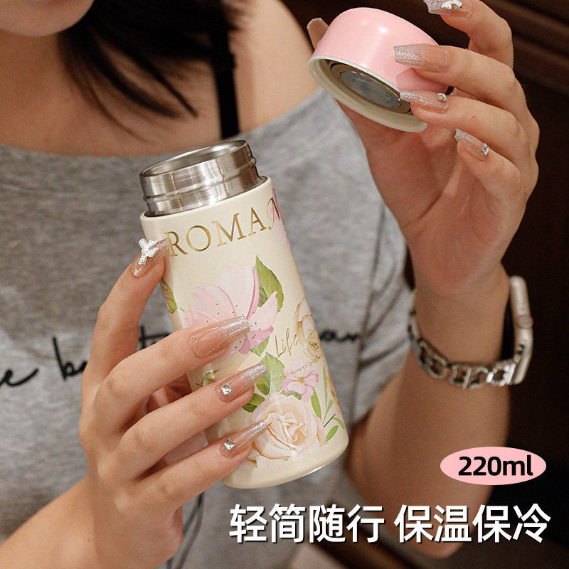 新款小巧口袋杯316不锈钢保温杯便携出门咖啡杯户外运动迷你水杯|undefined