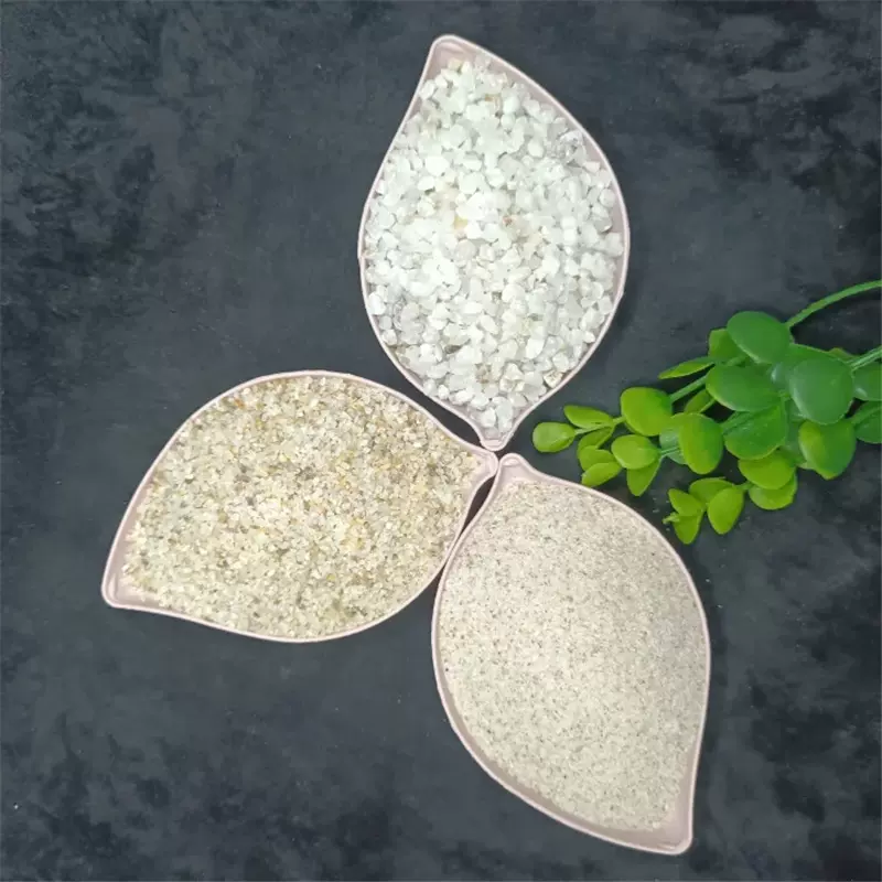 石英砂石英粉喷砂除锈玻璃铸造石英砂滤料填充耐火水处理细砂用