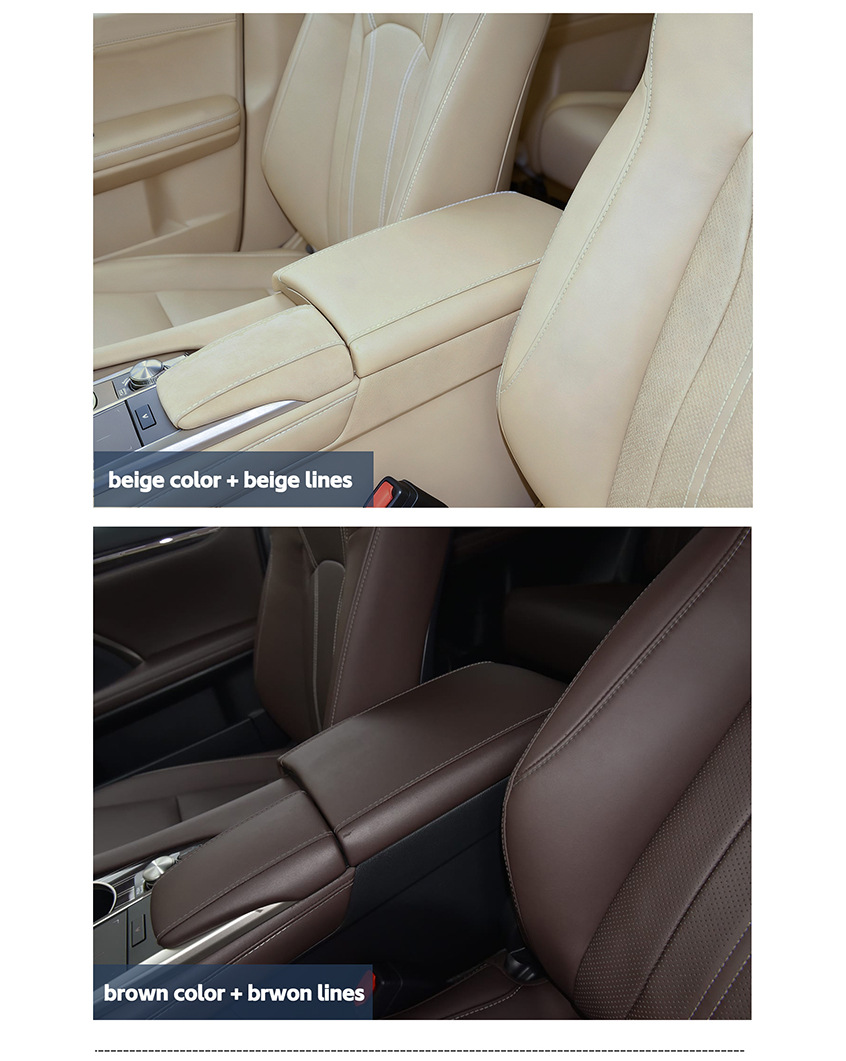 Suitable for 16-22 Models of Lexus Rx350/450Hl Armrest Box Leather Cover, Car Interior, Cross-Border Special Use