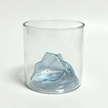 De estilo japonés de cristal de montaña Fuji montaña creativa taza de visualización de whisky taza de vidrio taza de café taza de té taza de espíritus image 11