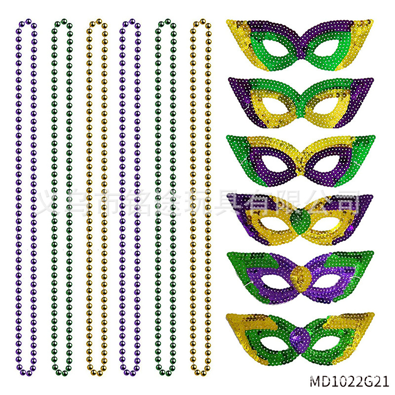 Mardi Gras tatuaje pegatinas carnaval máscara collar carnaval fiesta de Carnaval carnaval capa