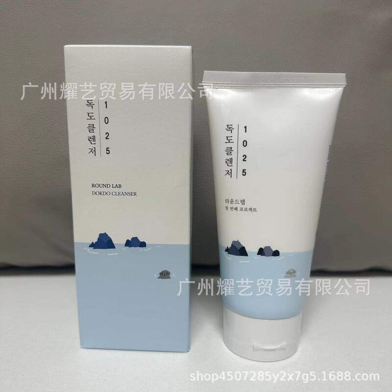 跨境ROUND LAB柔恩莱独岛洗面奶150ml清洁保湿氨基酸洁面乳现货|undefined