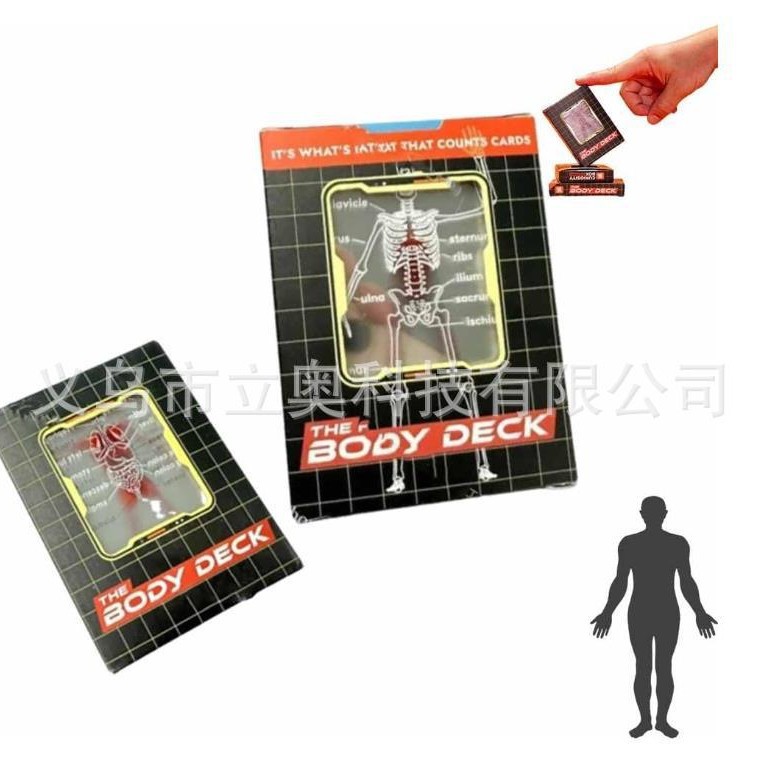 Fascinating transparent anatomy playing cards naipes anatomía transparente
