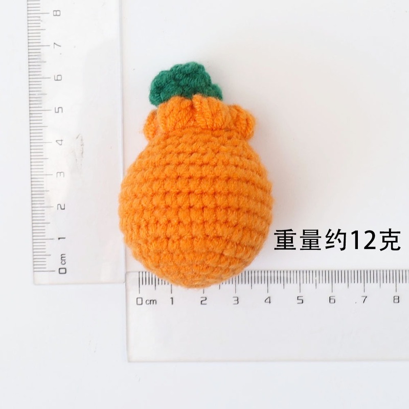 成品手工挂件柿子花生苹果草莓桃子梨钥匙扣毛线向日葵针织品批发|undefined