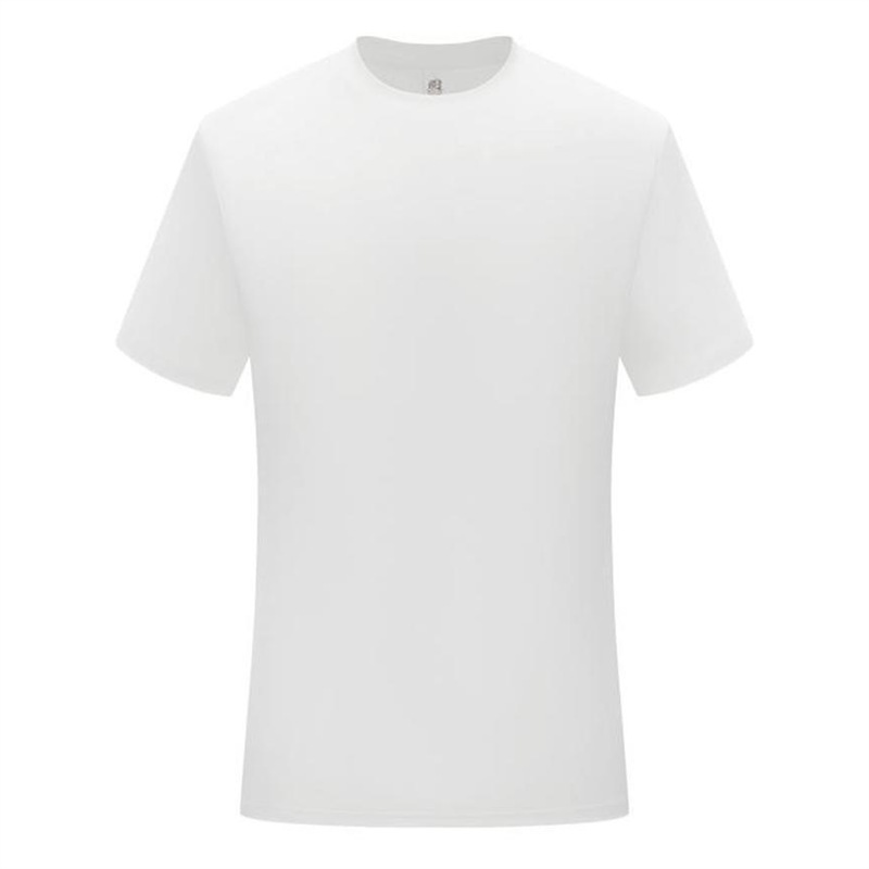 80 Xinjiang algodón largo de cuello redondo de manga corta verano de alta gama ejecutivo ropa de trabajo de hombre camiseta personalizada logotipo impreso