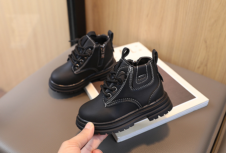 Child's shoes Kids single boots Fashion big yellow boots_voghion.com