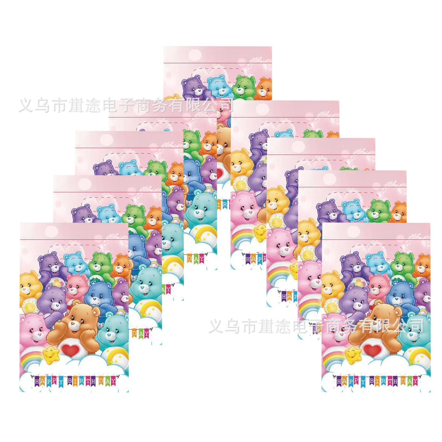 Fábrica directa bolsa de regalo de dibujos animados para niños fiesta de cumpleaños bolsa de regalo película perlada bolsa de regalo PE ahora