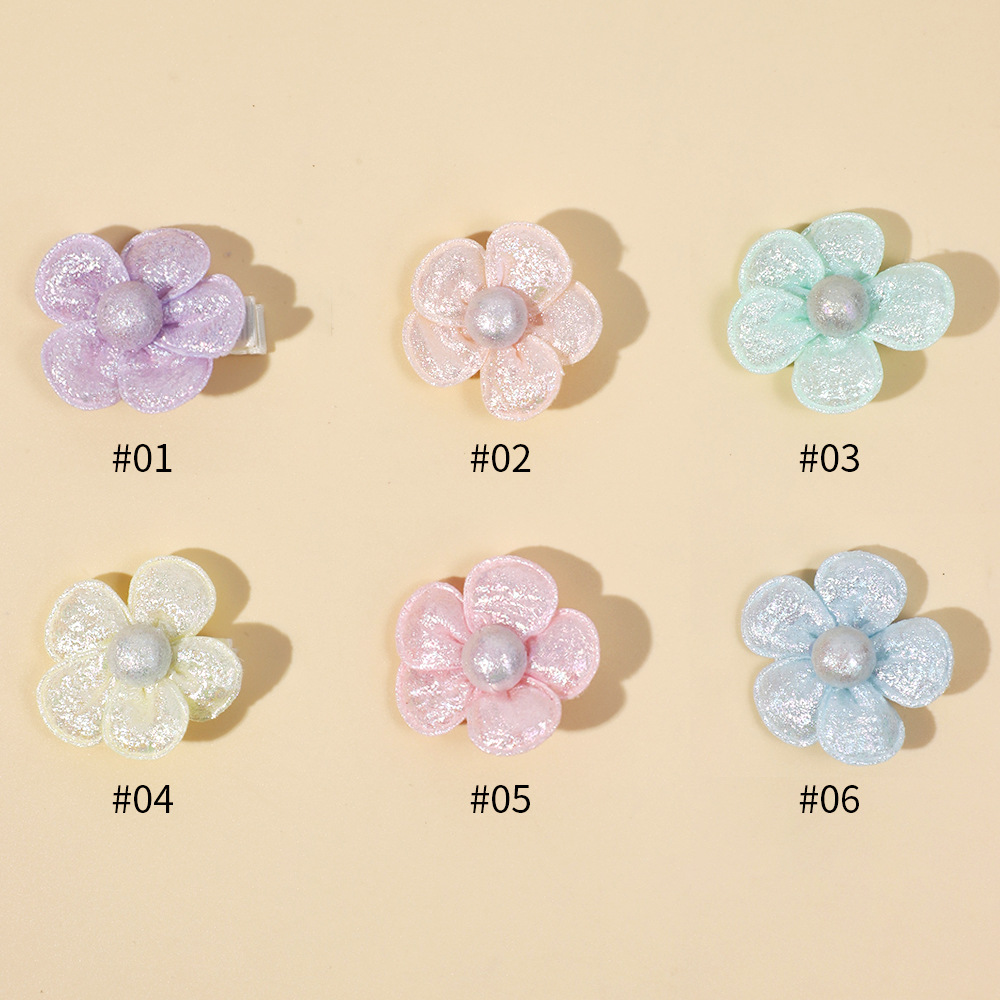 Baba hajcsat virágos koreai stílusú kislány hajkiegészítő_voghion.com