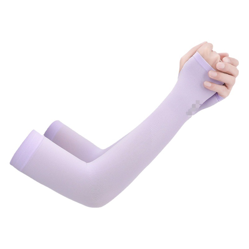 Sunscreen gloves ice sleeves summer ice silk sunscreen sleeves women's UV protection men's and women's outdoor sports arm protection wholesale