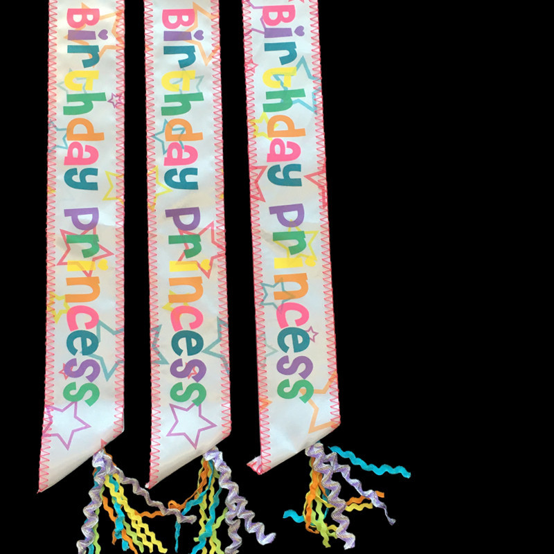 Amazon party birthday shoulder strap children tassel rainbow birthday