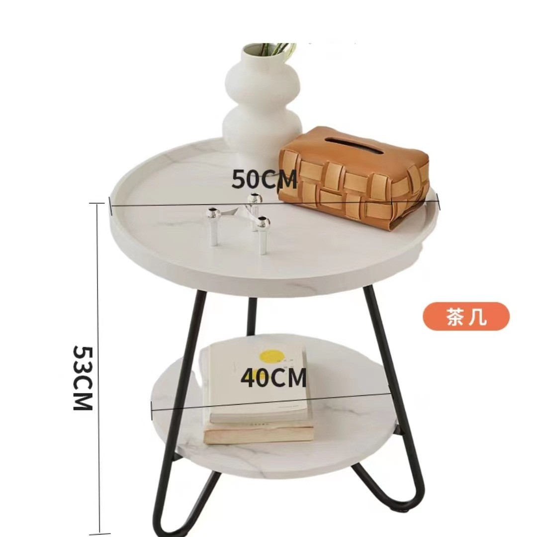 화이트 커피 테이블 더블 50cm 40cm