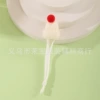 White-red fur ball-elastic style