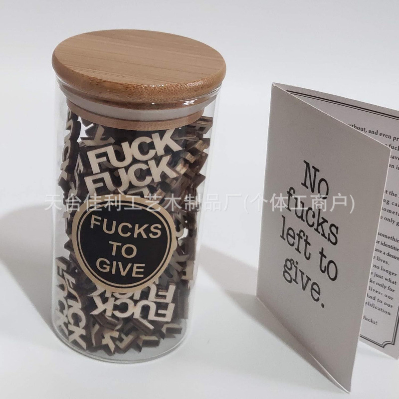 Amazon クロスボーダー デスク アクセサリー 悪い気分を晴らす 誕生日 バレンタインデー トリッキー ギフト 木製|undefined