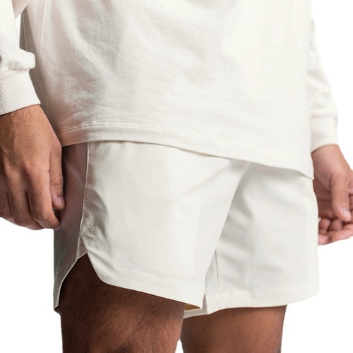 Crazy muscular men's sports quick-drying shorts single-layer splicing loose fitness training European size basketball shorts