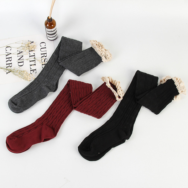 Japanese lace knee socks
