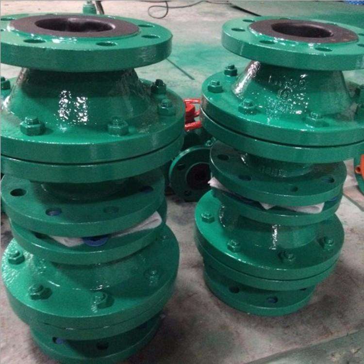 H40J浮球式衬胶法兰止回阀 H40J-10C 排污防腐止回阀 单向逆止阀