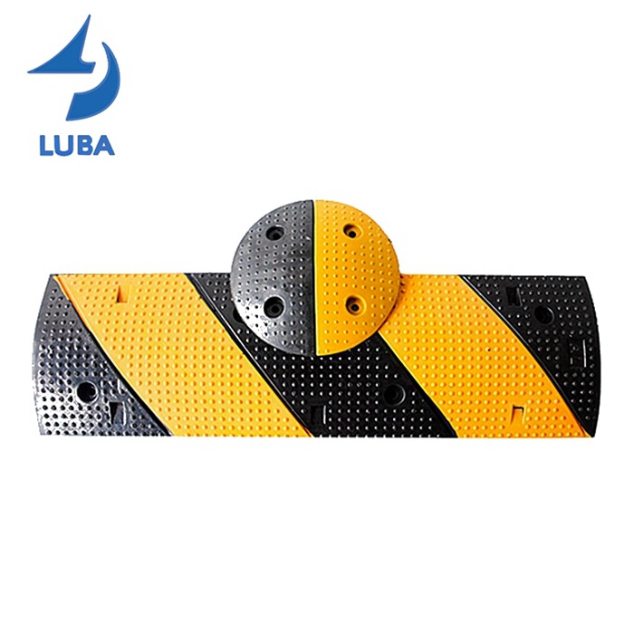 1000*300*50mm/60mm马路汽车限速缓冲橡胶道路减速带减速板道路减