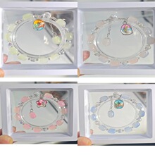 新中式新款玉料枣珠莫奈花园玻璃手链礼盒装厂家直销送闺蜜摆摊手