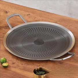 【316L烤盘】316L不锈钢烤肉盘不沾锅烤肉盘瓦斯炉明火通用户外露
