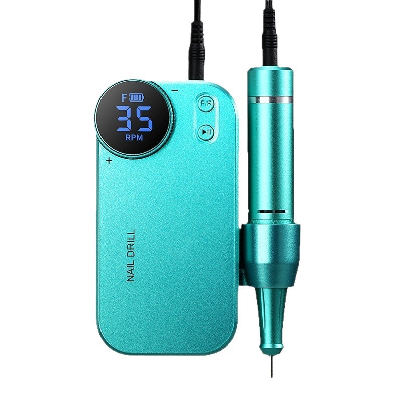 Nueva máquina de pulido de uñas portátil recargable máquina de pulido de uñas manicura mini herramienta de pulido eléctrico