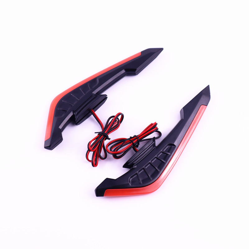 Cross-Border Popular Motorcycle Turn Signal Decorative Light, Cool Blade-Shaped Turn Signal Wind Wing Led Turn Signal Ambient Light