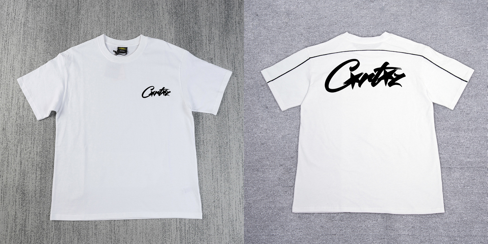 Transfronterizo nuevo corteiz manga corta Devil Island camiseta carta Logo impreso cuello redondo americano casual suelta media manga