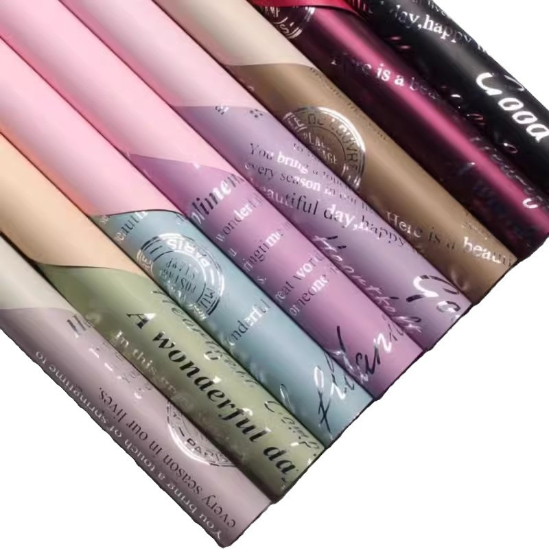 Fabricante de fiestas de flores al por mayor papel de embalaje de flores engrosado florería impermeable papel de embalaje de flores caja de regalo papel de embalaje material de embalaje