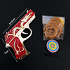Hair rope, metal gun, launcher, toy for boys, automatic shooting, wholesale