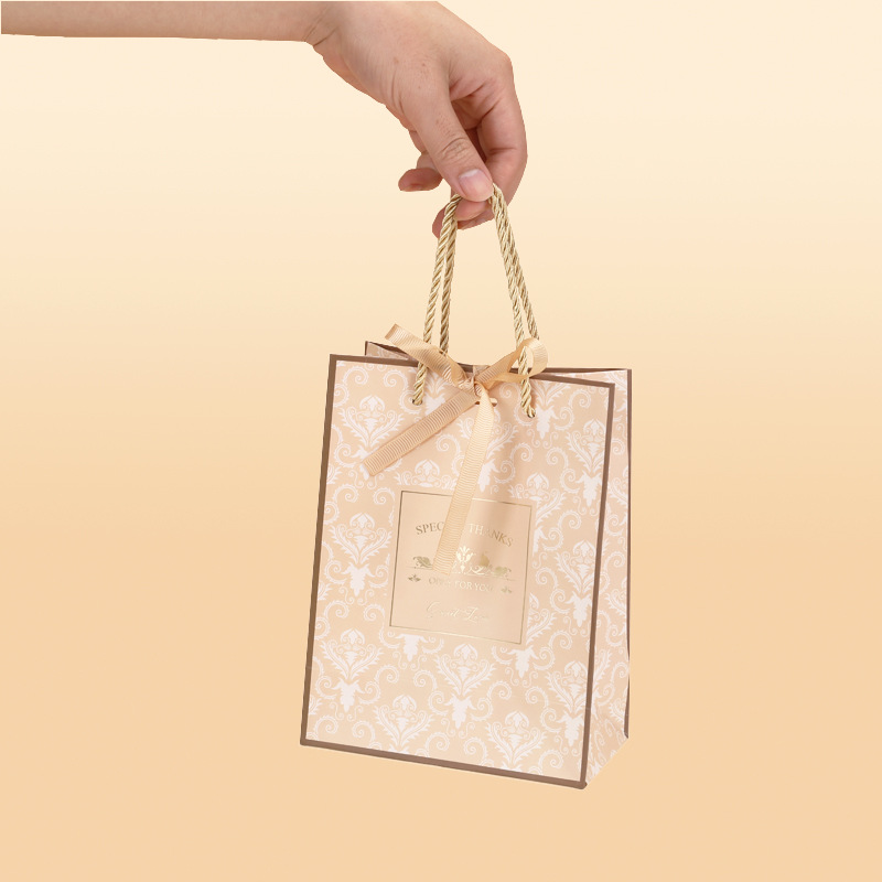 웨딩 캔디백 샴페인 컬러 세로형 S사이즈 15*8*21