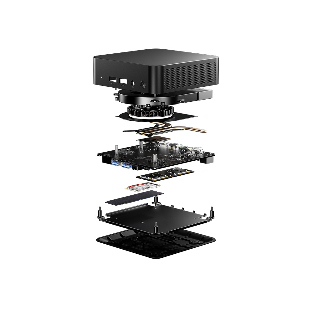 Mini host de alto rendimiento N95 mini PC comercial mini PC oficina mini host N100 computadora de enrutamiento suave
