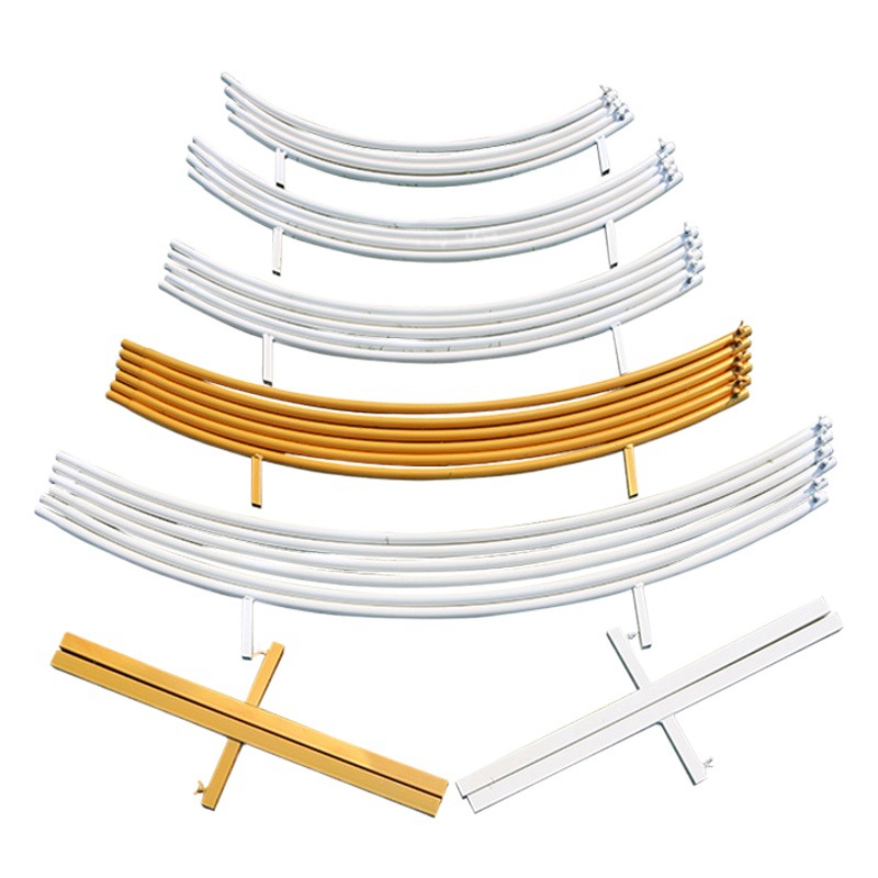 Nuevos apoyos de la boda anillo hierro arco sola varilla flor redonda puerta césped al aire libre boda Comercio Exterior Amazon