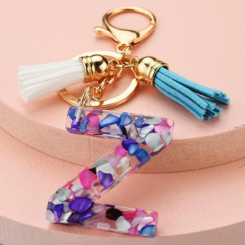 [Перекрестная торговля] брелок с буквами, Aliexpress, полный комплект, материал