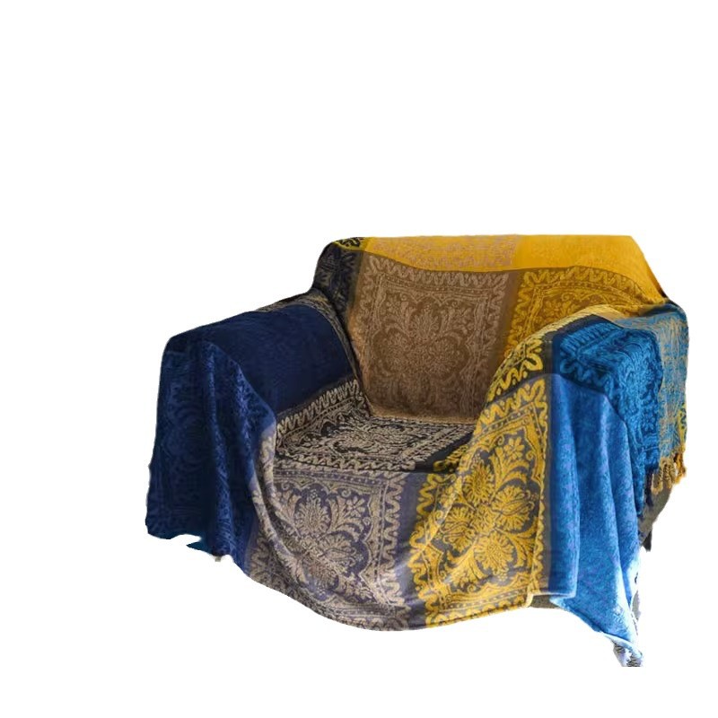 Nepal stil sofföverdrag pläd för fåtölj och soffa överdrag_voghion.com