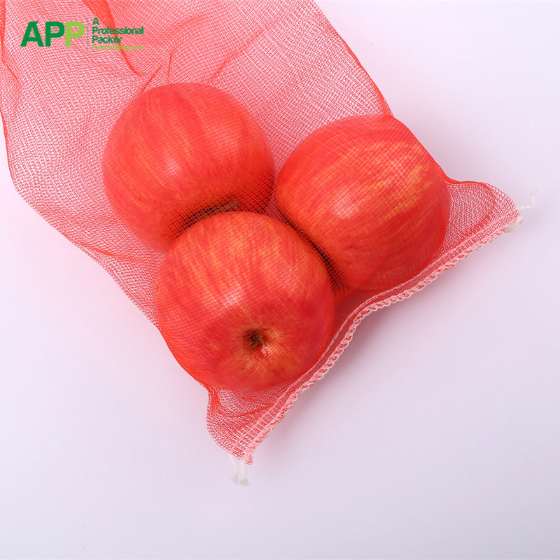 外贸出口HDPE纱网网眼袋海鲜牡蛎长筒网袋水果细纱网板栗网兜