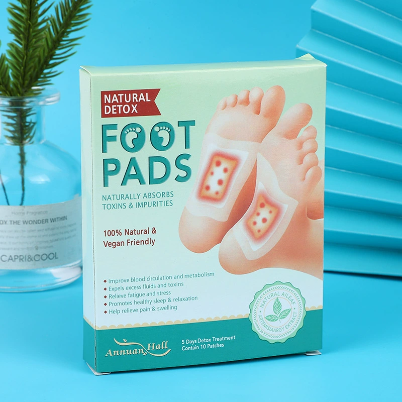 Трансграничная оптовая продажа Annuan Hall Wormwood FOOT Patch бамбуковый уксус очистка FOOT Patch FOOT PADS корейский стиль FOOT Patch