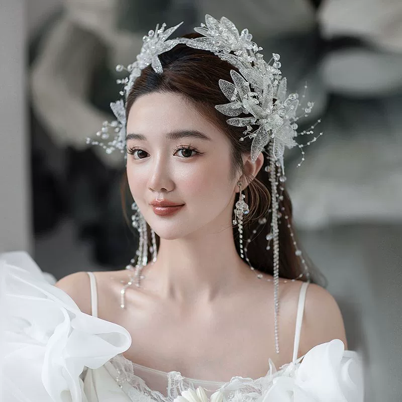 Шнурок для волос с кисточками Lace аксессуар для невесты, стиль высокого качества