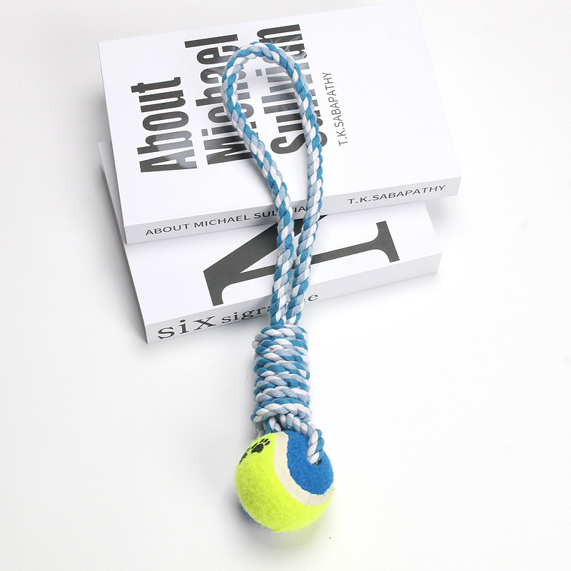 Juguetes transfronterizos para mascotas Golden Retriever Border Dogs auto-hey, juguetes interactivos para perros resistentes al desgaste, juguetes para perros con cuerda de algodón al por mayor