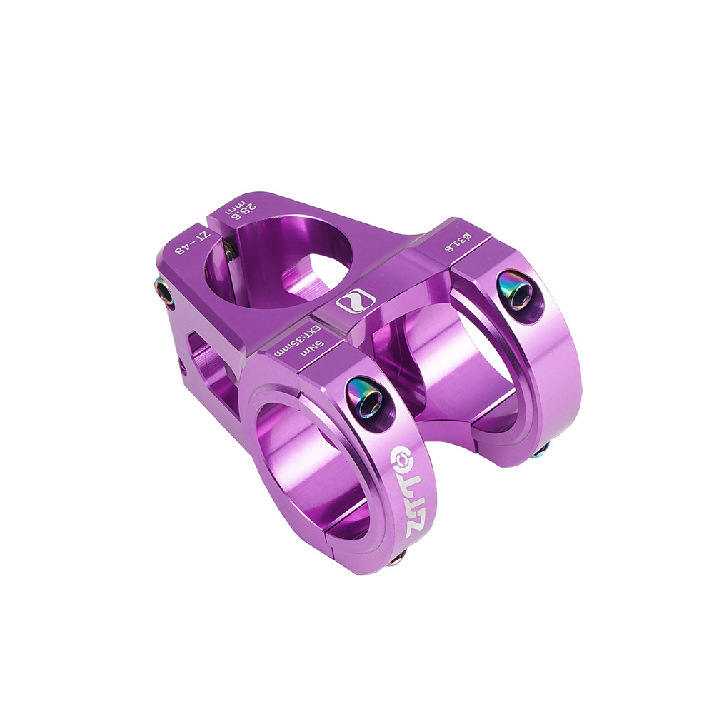 ZTTO Bicicleta de montaña Bicicleta de pie CNC Aleación de aluminio ultraligera hueca Manguera corta de pie 31.8*35 elevador de velocidad