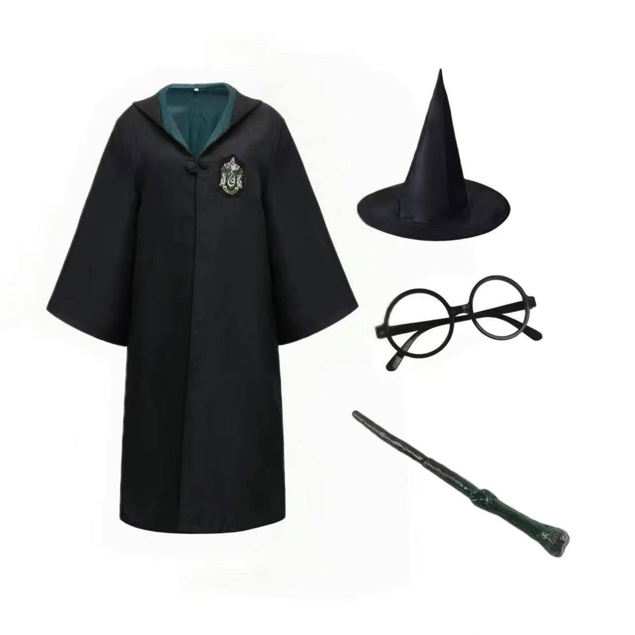 Túnica con Capucha Mágica para Cosplay de Poliéster para Halloween y Espectáculos
