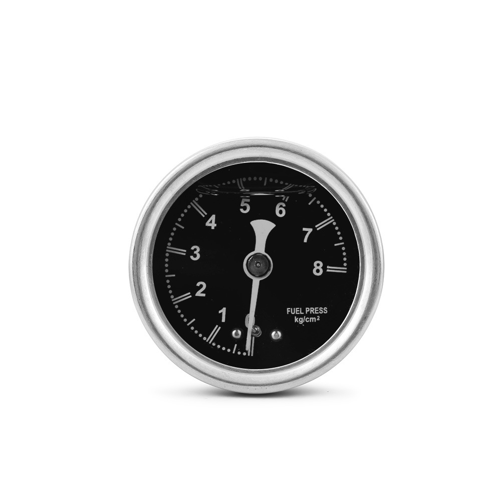 Car 12V Universal Modification Parts Fuel Pressure Gauge 1/8Npt Connector Regulator Pointer Type Hydraulic Pressure Gauge
