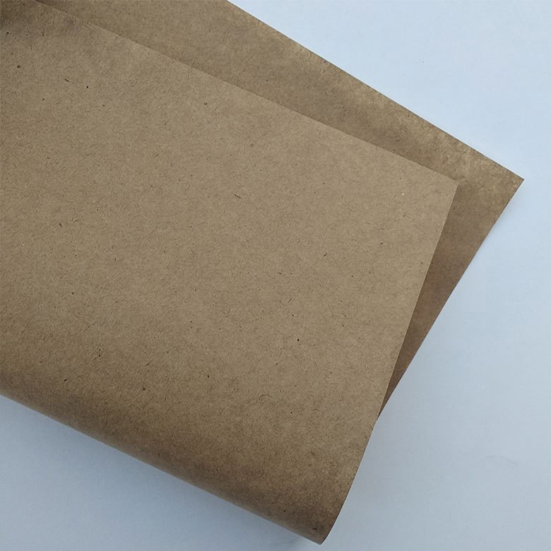 东莞本色再生牛皮纸平张厂家 印刷包装 高强度硬度牛皮纸