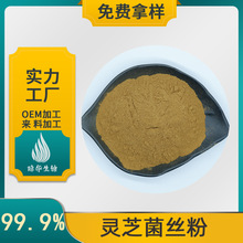 灵芝菌丝粉 琼华生物  灵芝菌粉 灵芝多糖  现货包邮