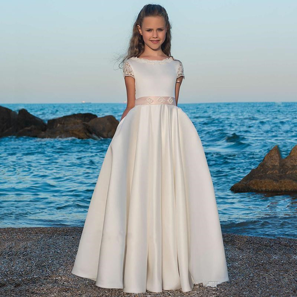 Girls' Evening Dress With Trailing Tutu Skirt For Party Wedding_voghion.com
