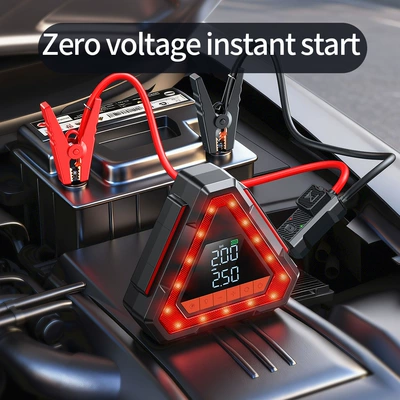 Battery Jump Starter, Car on the line of fire